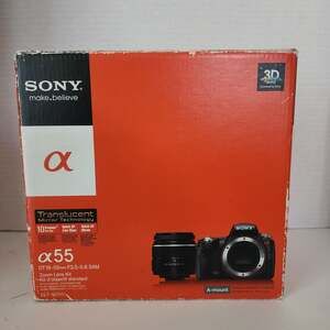 Sony Alpha a55 Digital SLR Camera Kit with 18-55mm Zoom Lens, SLT-A55VL